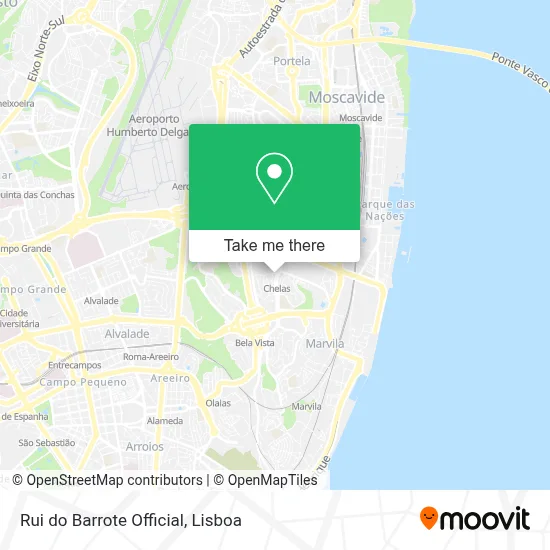Rui do Barrote Official map