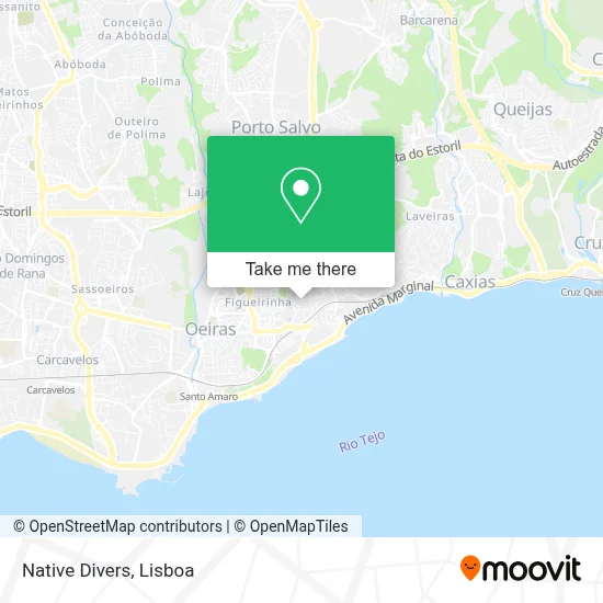 Native Divers map