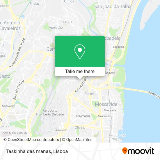Taskinha das manas map