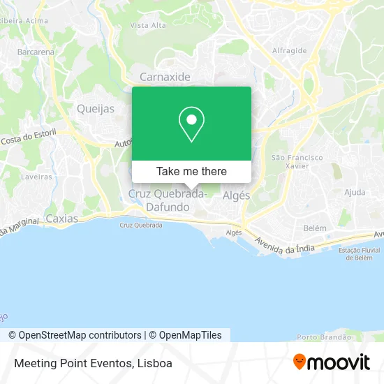 Meeting Point Eventos map