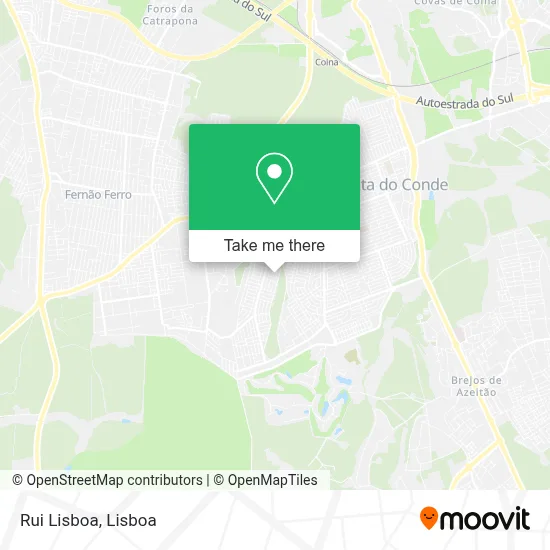 Rui Lisboa mapa
