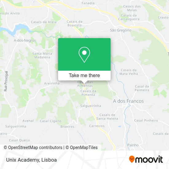Unix Academy map