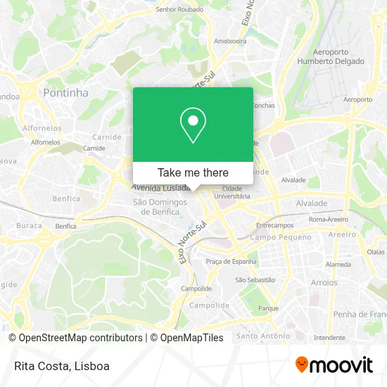 Rita Costa mapa