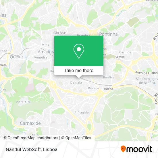 Gandul WebSoft map