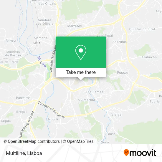 Multiline map
