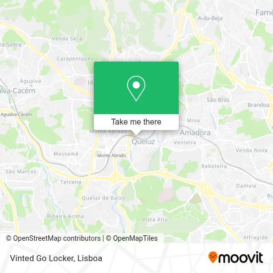 Vinted Go Locker map