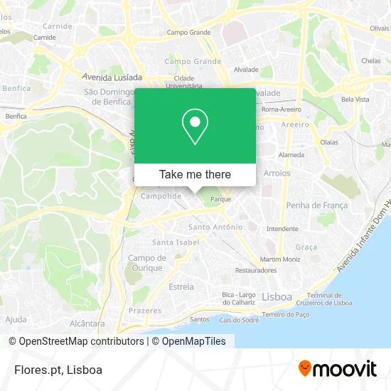 Flores.pt map