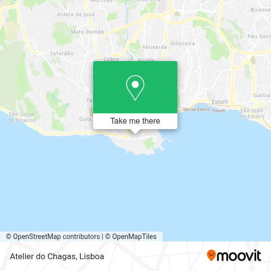 Atelier do Chagas map