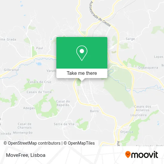 MoveFree map