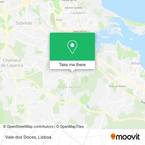 Vale dos Doces map