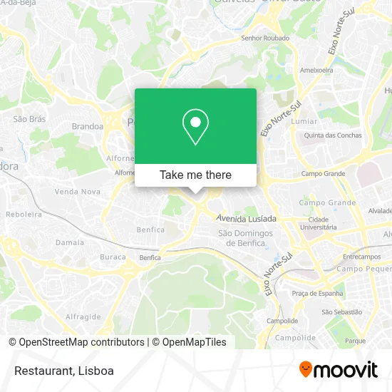 Restaurant map