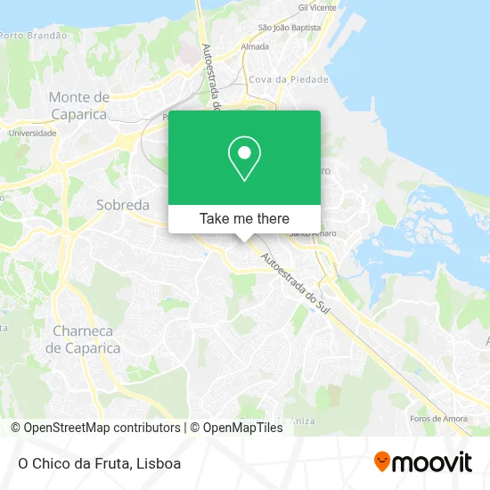 O Chico da Fruta map