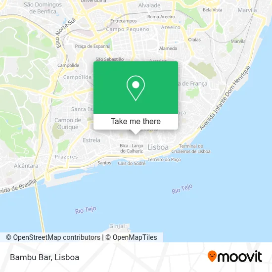 Bambu Bar map