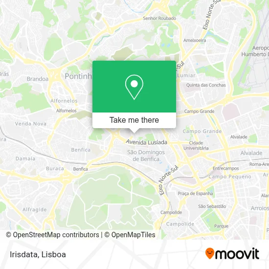 Irisdata map