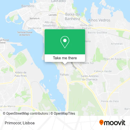 Primocor map