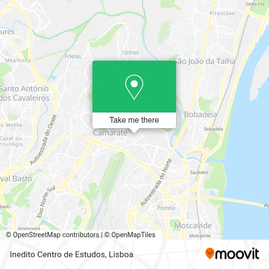 Inedito Centro de Estudos map