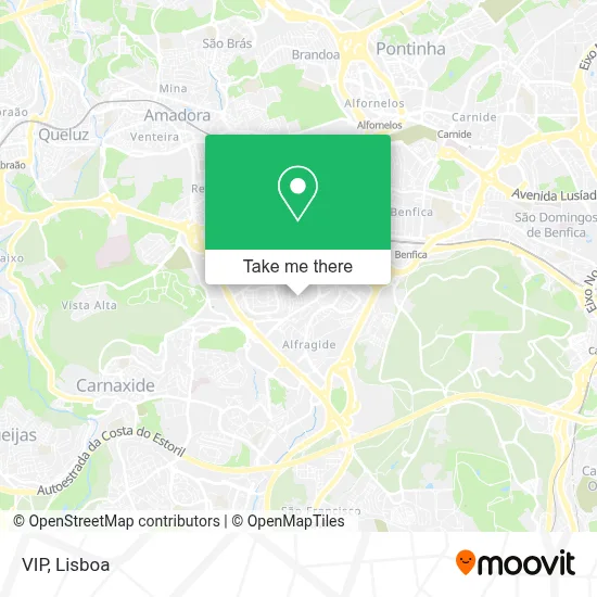 VIP mapa