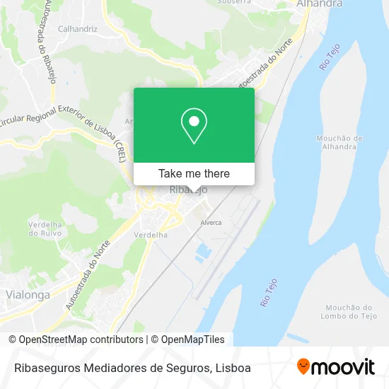 Ribaseguros Mediadores de Seguros map