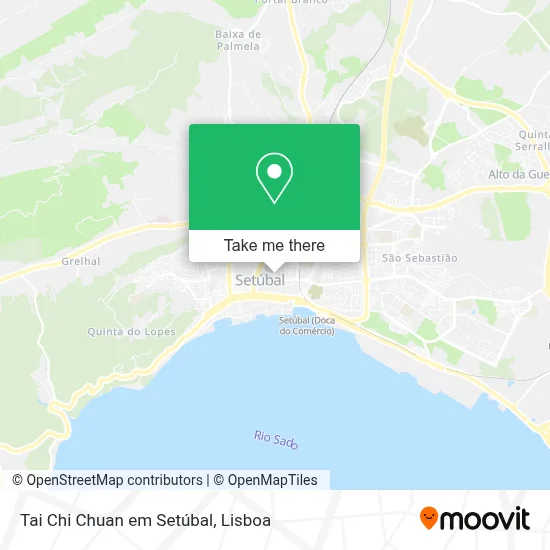 Tai Chi Chuan em Setúbal mapa