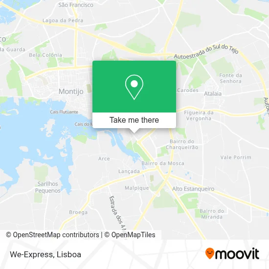 We-Express map