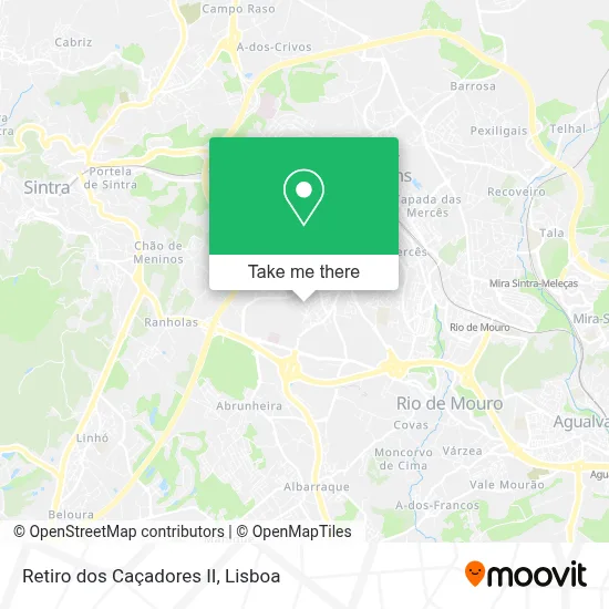 Retiro dos Caçadores II map