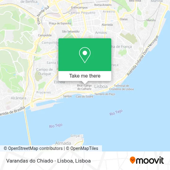 Varandas do Chiado - Lisboa map