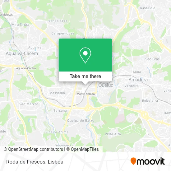 Roda de Frescos map