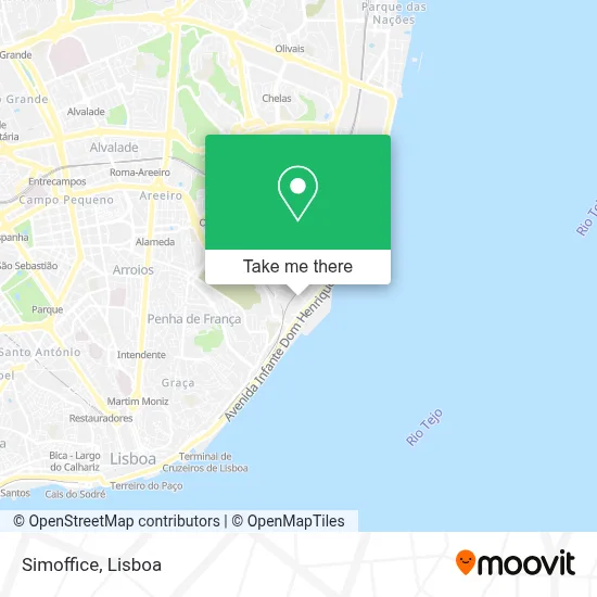 Simoffice map