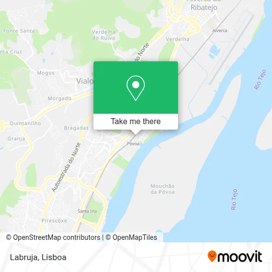 Labruja map