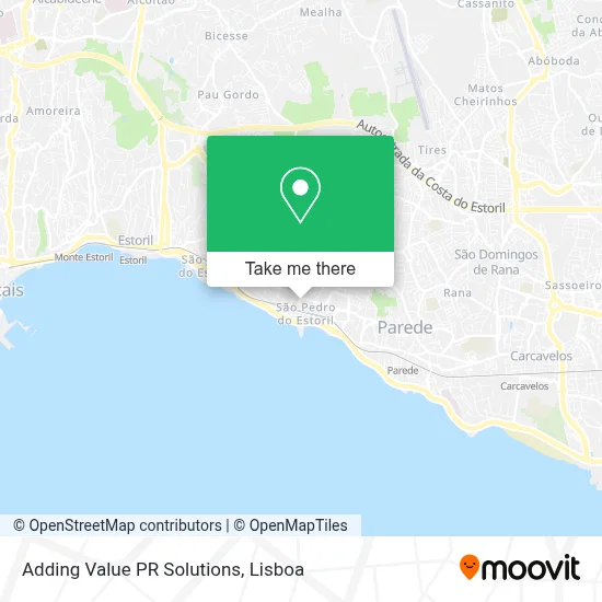 Adding Value PR Solutions map