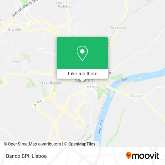 Banco BPI map