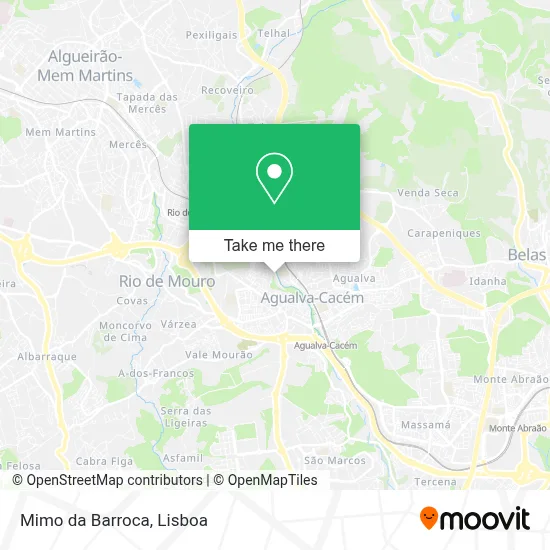 Mimo da Barroca map