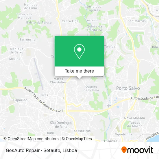 GesAuto Repair - Setauto map