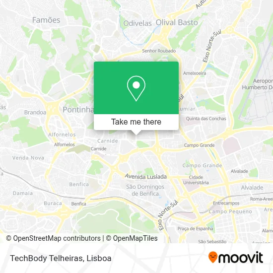 TechBody Telheiras map