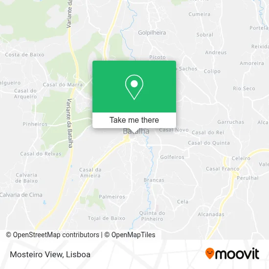 Mosteiro View map