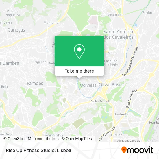 Rise Up Fitness Studio map