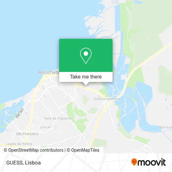GUESS map