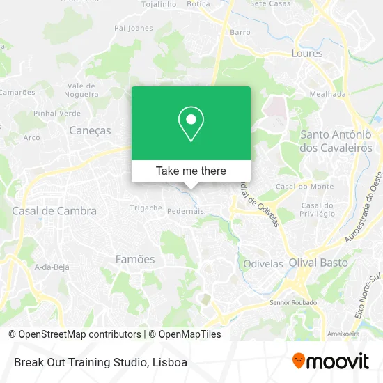 Break Out Training Studio map
