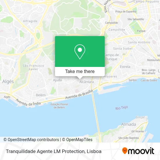 Tranquilidade Agente LM Protection map