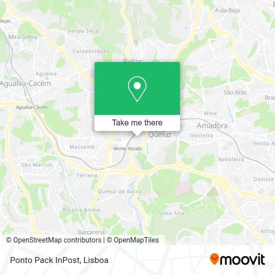 Ponto Pack InPost map