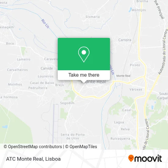 ATC Monte Real map