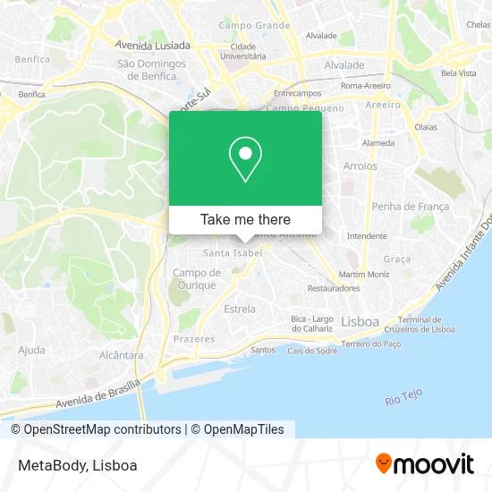 MetaBody map