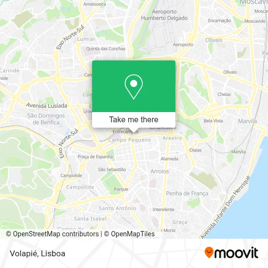 Volapié map