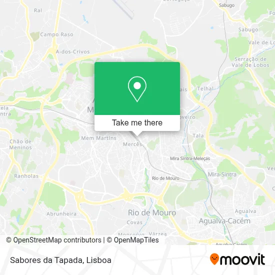 Sabores da Tapada map