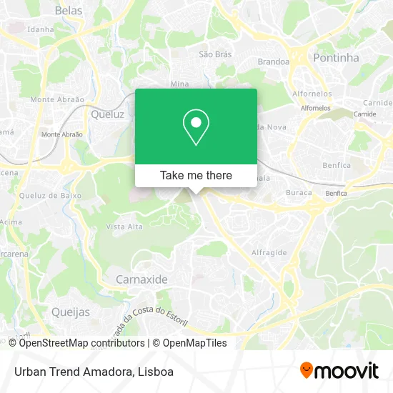 Urban Trend Amadora map