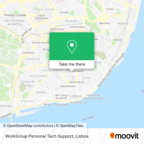 WorkGroup Personal Tech Support mapa