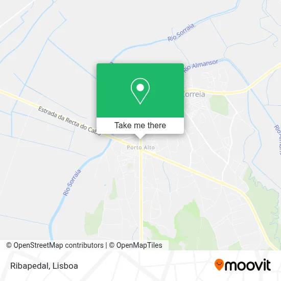 Ribapedal mapa