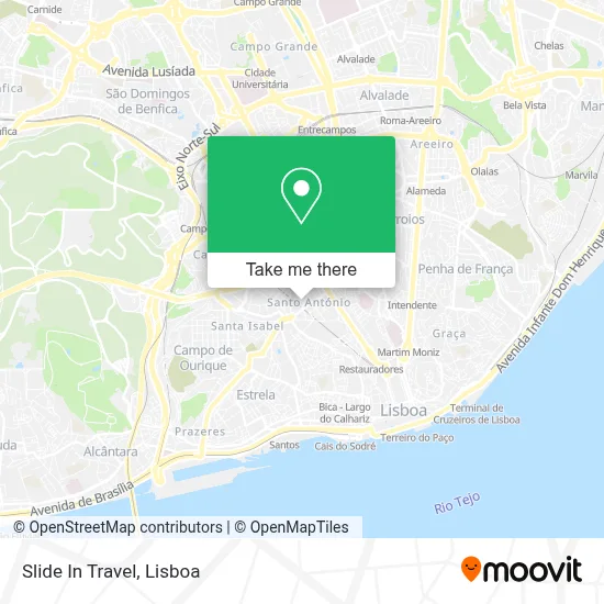 Slide In Travel map