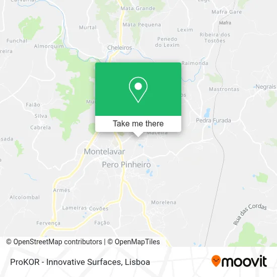 ProKOR - Innovative Surfaces map