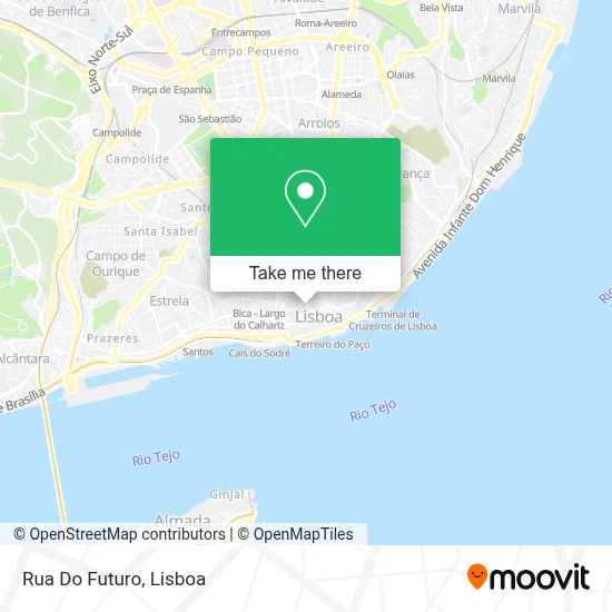 Rua Do Futuro mapa